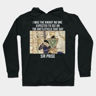 Pun Intended Knight Funny Joke Classic Art Design Hoodie